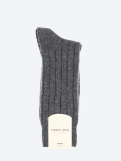 Marcoliani - Dress Cashmere Socks in Flannel