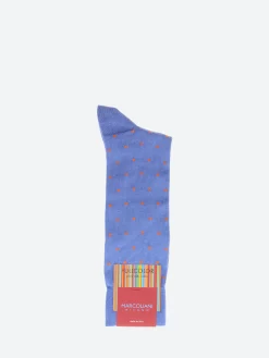 Marcoliani - St. Tropez Polka Dot Socks in Lavender
