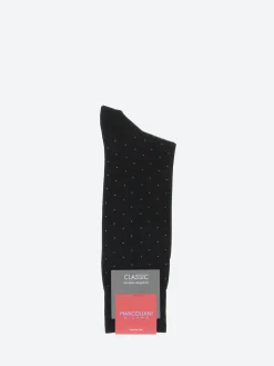 Marcoliani Milano - Pin Dot Socks in Black