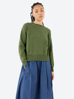 Margaret Howell - MHL Flatlock Guernsey in Green