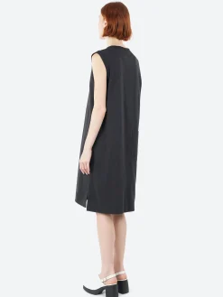 Margaret Howell - MHL Overhead Tank Dress in Off Black