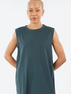 Margaret Howell - MHL Overhead Tank Dress in Algae