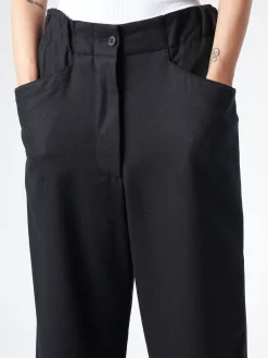 Margaret Howell - Relaxed Crop Flannel Pant in Navy