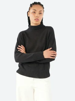 Margaret Howell - Seamless Roll Neck in Dark Charcoal