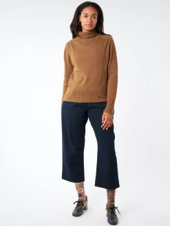 Margaret Howell - Wide Roll Neck in Sable