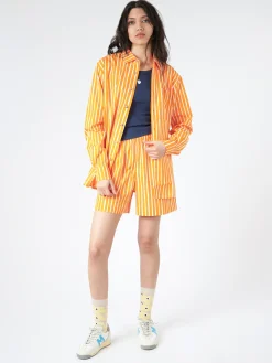 Marimekko - Jokapoika Shirt in Orange and White