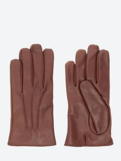Mario Portolano - 1363 Nappa Short Gloves in Camel