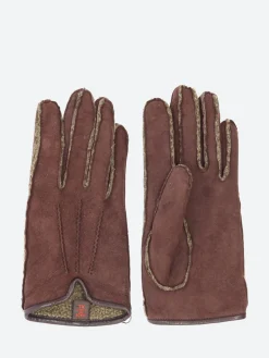 Mario Portolano - 4286 Shearing Short Gloves in Brown