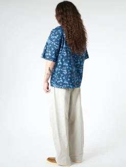 Marni - Bowling Shirt with Marni Dripping Print in Ink