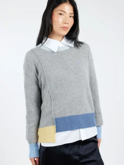 Marni - Colour-Block Cashmere Sweater in Sodium