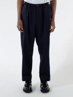 Marni - Cotton Gabardine Pants in Blue Black