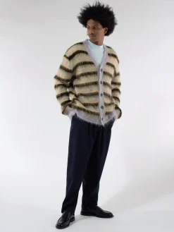 Marni - Cotton Gabardine Pants in Blue Black