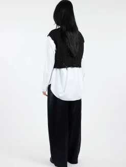 Marni - Cropped Vest in Black