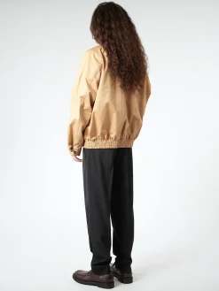 Marni - Organic Gabardine Oversized Bomber in Buttercream