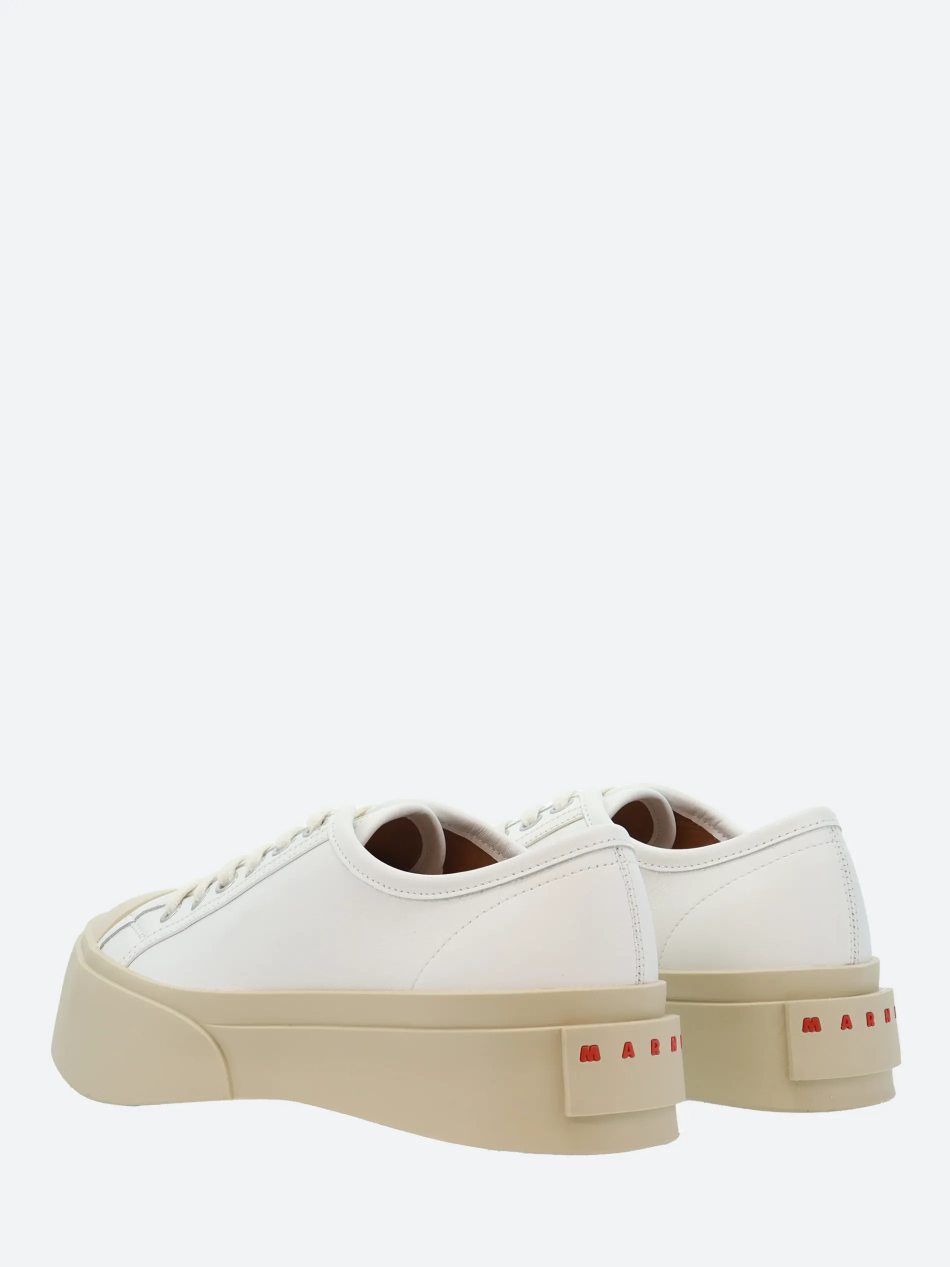 Marni - Pablo Laced Up Sneakers in Lily White