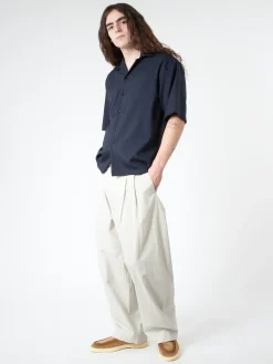 Marni - Tropical Wool Bowling Shirt in Blue and Black