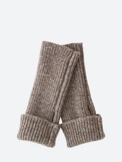 Ma'ry'ya - Fingerless Gloves in Taupe
