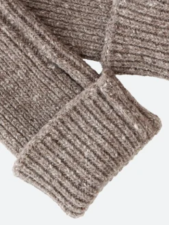 Ma'ry'ya - Fingerless Gloves in Taupe