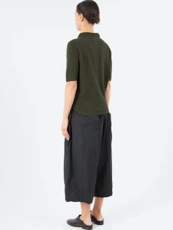 Ma'ry'ya - YPK002 Polo in Moss Green