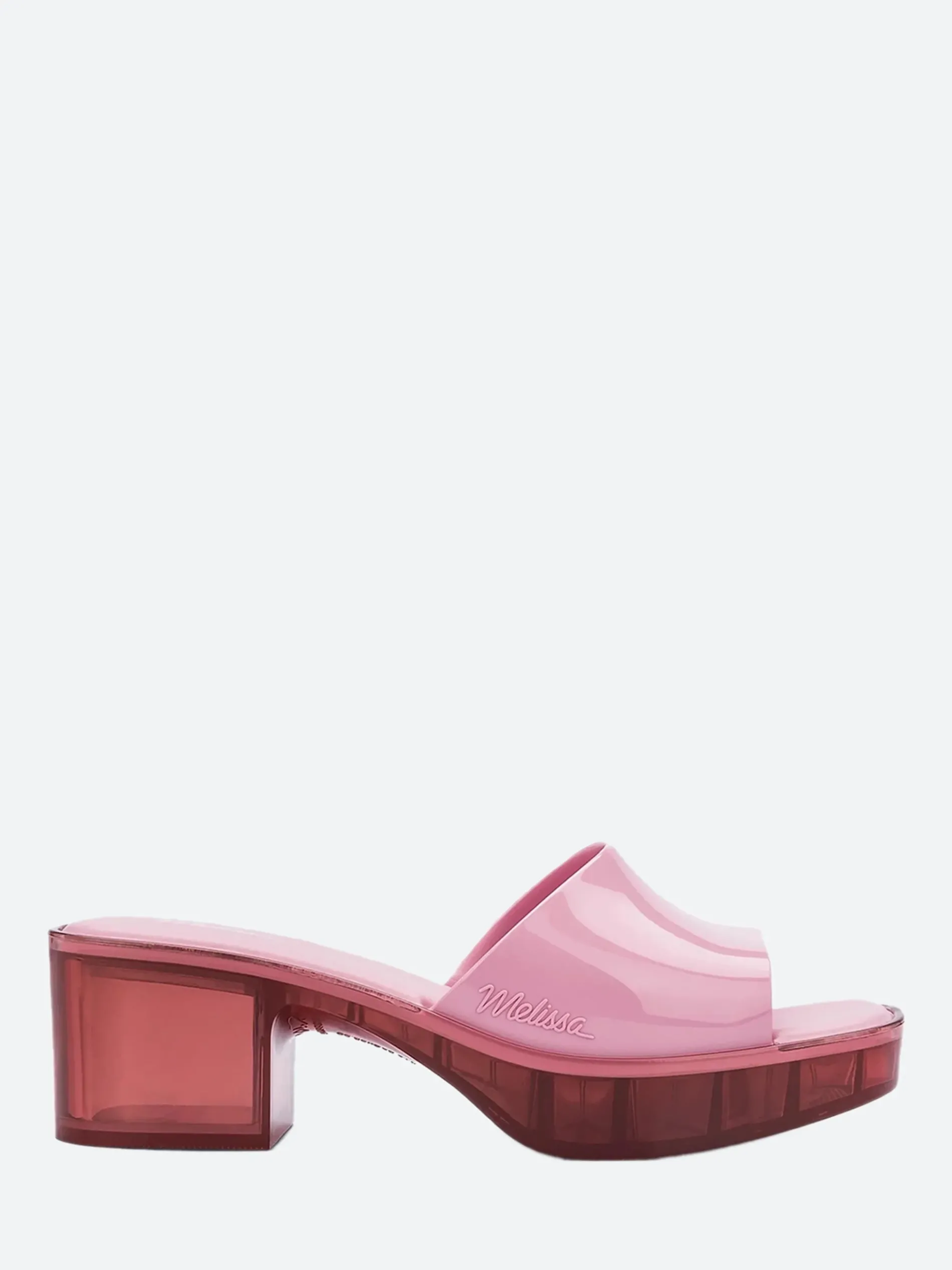 Melissa - Shape Slide Sandals in Pink