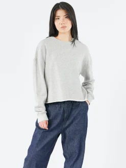 Merz b. Schwanen - Retro Fleece Sweatshirt in Grey