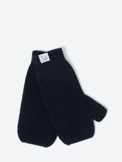 Merz b. Schwanen - Wrist Warmers in Dark Navy