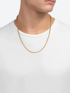 Miansai - 2.4mm Rope Chain Necklace in Polished Gold