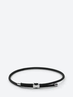 Miansai - Orson Pull Bungee Rope in Black Silver