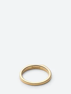 Miansai - Thin Geo Diamond Ring in Polished Gold