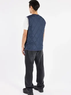 Military V-Neck Button Down Vest