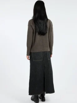 MJ Watson - Cashmere Blend Turtleneck in Walnut