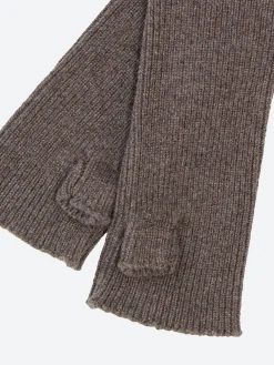 MJ Watson - Fingerless Gloves in Walnut