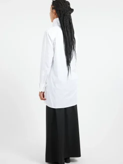 MM6 - Long Sleeved Shirt in White