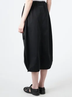 MM6 - Midi Cargo Skirt in Black