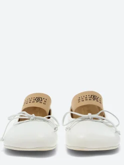 MM6 Maison Margiela - Anatomic Numeric Ballerinas in White