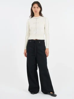 MM6 Maison Margiela - Crewneck Sweater in Off White