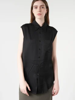 MM6 Maison Margiela - Lining Look Shirt in Black