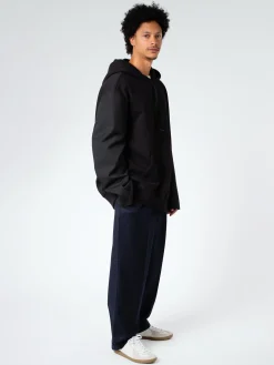 MM6 Maison Margiela - Sweatshirt with Contrasting Sleeves in Black/Black