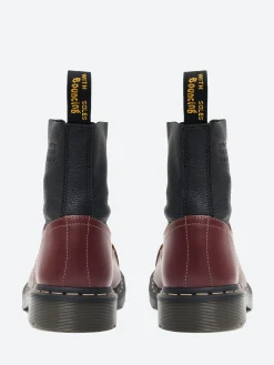 MM6 Maison Margiela x Dr. Martens - 1460 Twisted and Reimagined in Black and Cherry