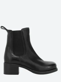 Moma - 72302 Chelsea Boots in Nero Cusna