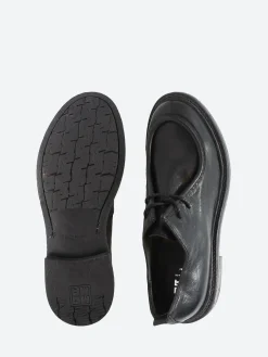 MOMA - 52401A Derby Shoe in Nero Cusna