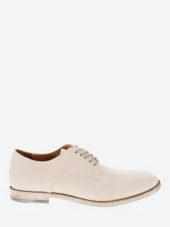 Moma - 1AS025 Derby Shoe in Milk White Toscana