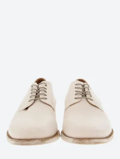 Moma - 1AS025 Derby Shoe in Milk White Toscana