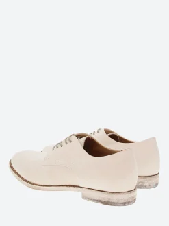 Moma - 1AS025 Derby Shoe in Milk White Toscana