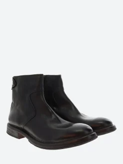 Moma - 2CW301 Ankle Boots in Nero Cusna (Black)