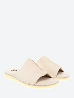 Moma - 1GS334 Slide Sandals in Milk Toscano