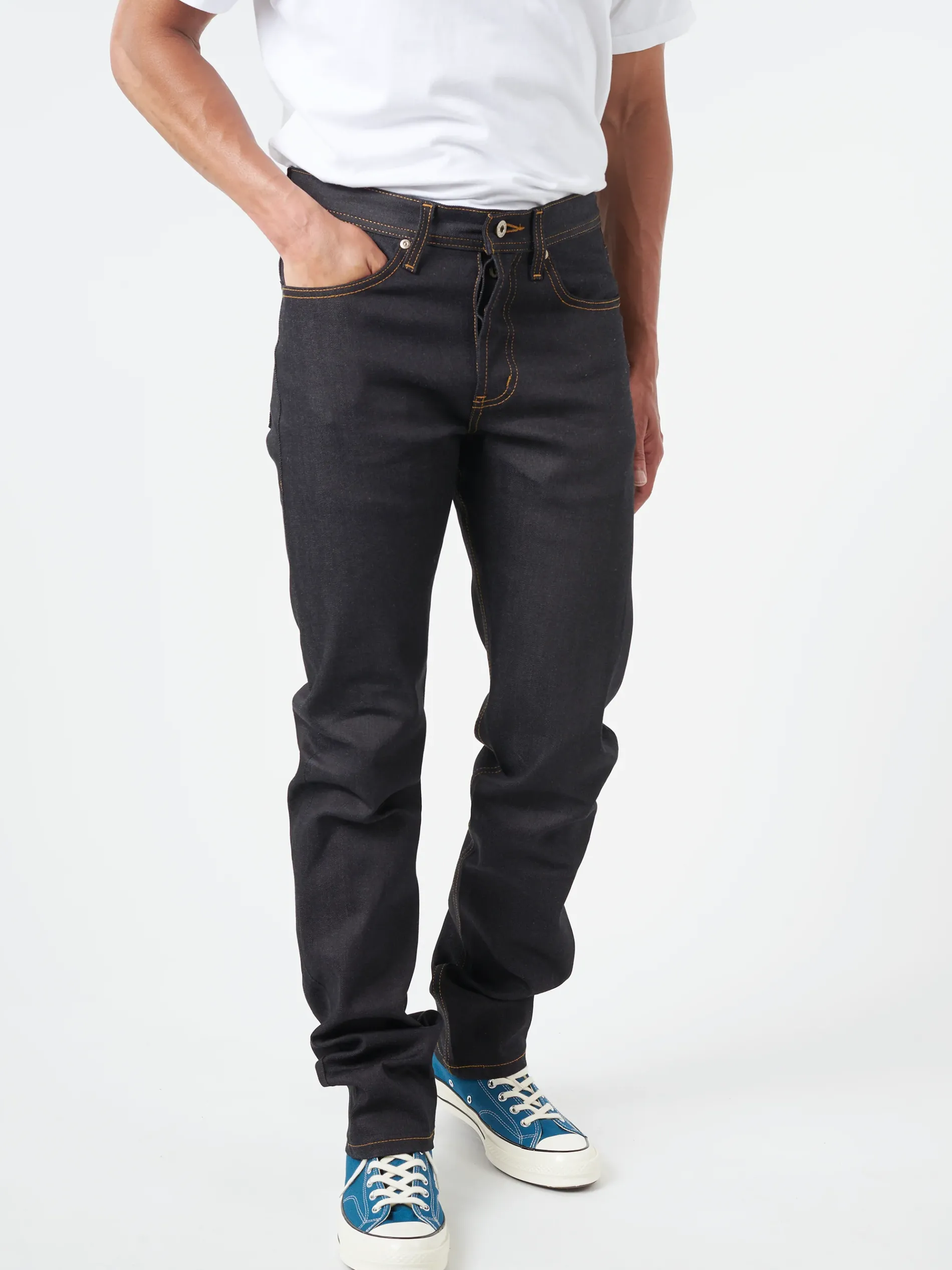 Naked & Famous - Deep Indigo Stretch Selvedge Weird Guy