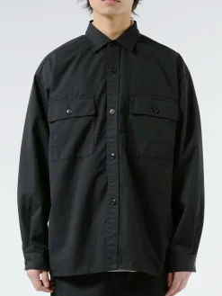 Nanamica - Utility Light Wind Shirt in Black