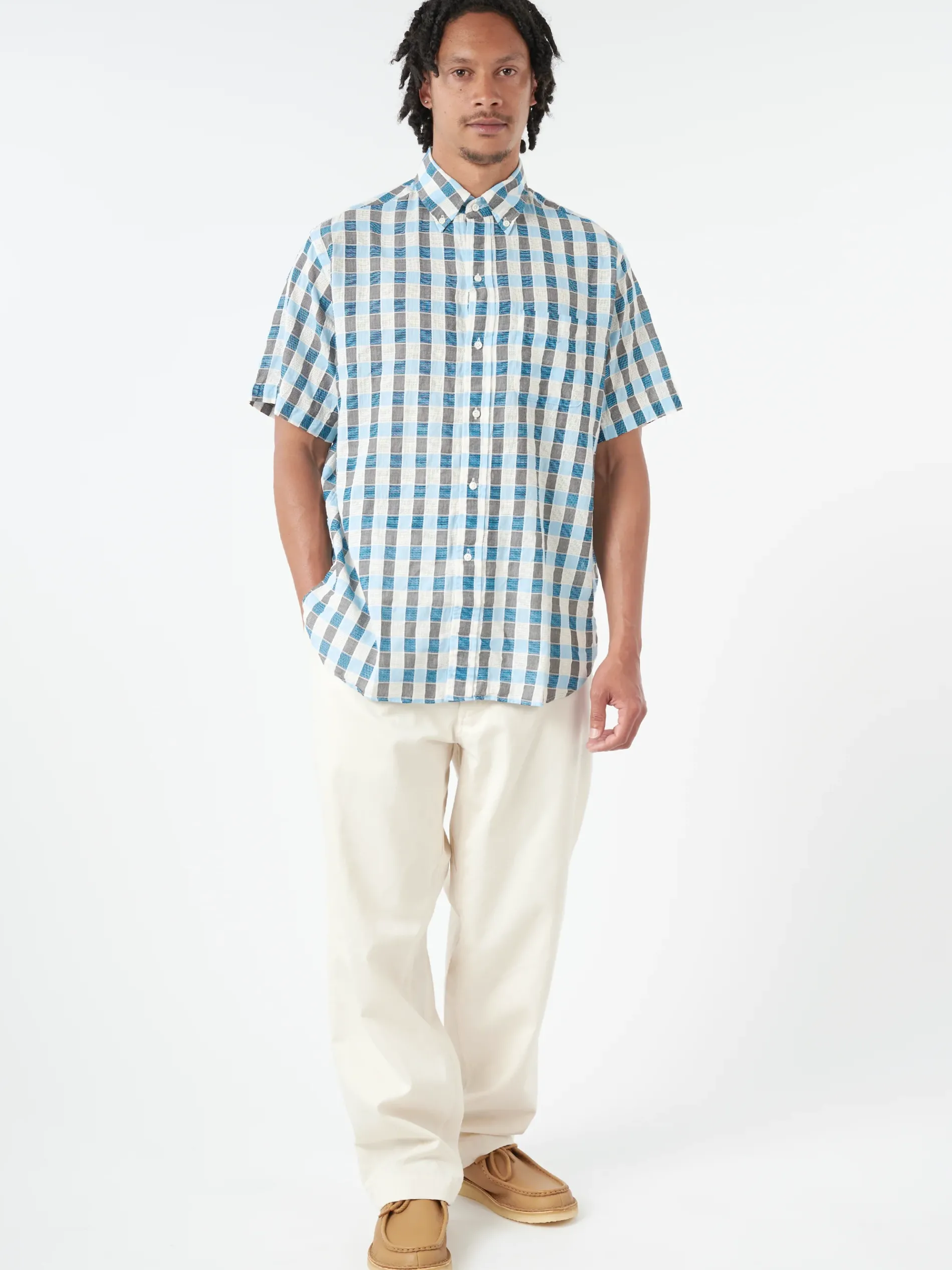 Nanamica - Wide Chino Pants in Natural