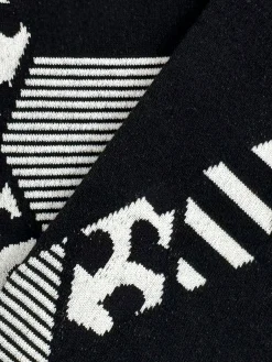 2nd PALETTE - Card Play Socks in Black and White
